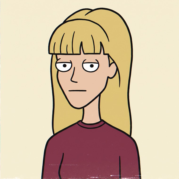 Personnage exemple, style flat 2D